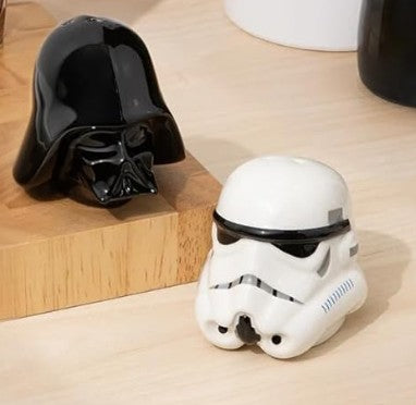 Star Wars Salt and Pepper Shakers - Stormtrooper & Darth Vader Ceramic Set