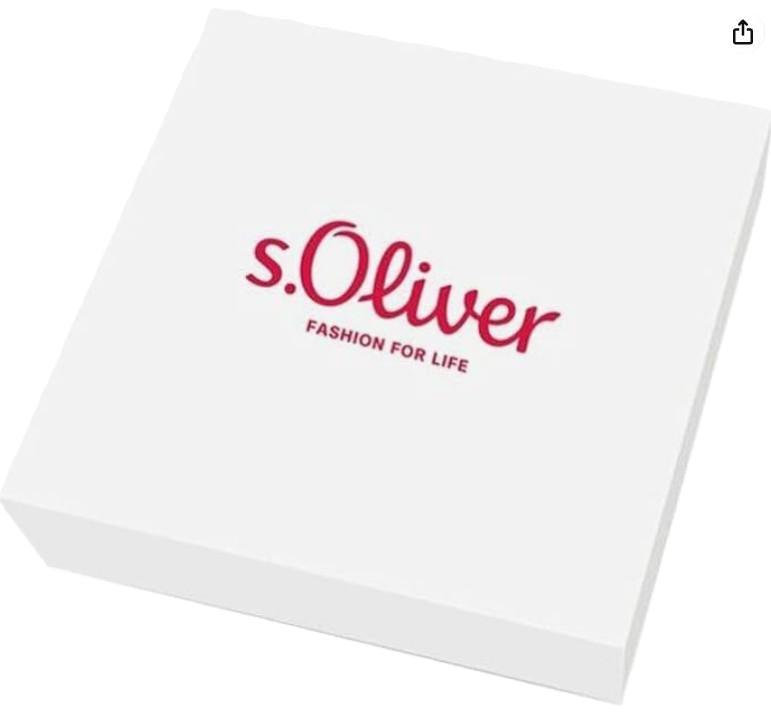 s.Oliver Sterling Silber Herzkette Weihnachtsgeschenkbox - mit Lindt Pralinen &amp; Positive Potato
