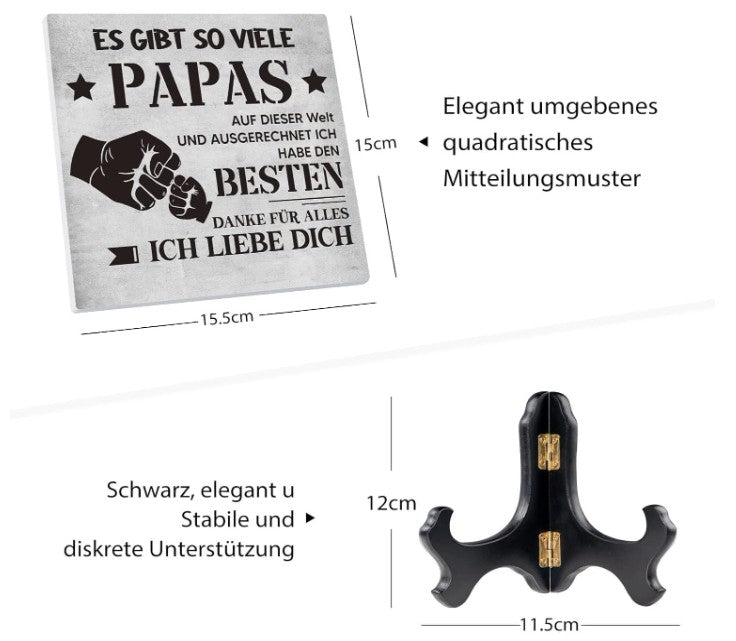 Premium-Weihnachtsgeschenkbox – HUGO-Uhr &amp; Papa-Geschenkset