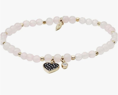 Weihnachtsgeschenkbox für Lehrer – „Danke“-Armband von FOSSIL &amp; Herzschild