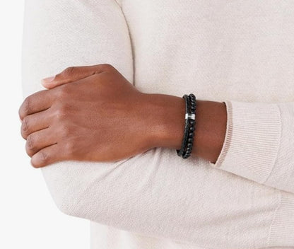 Festive Christmas Gift Box - Men's Bracelet & Holiday Cheer Set