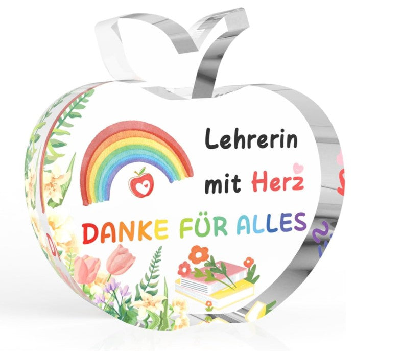 Weihnachtsgeschenkbox für Lehrer – Fossilienarmband, Acrylplakette &amp; Gourmet-Leckereien