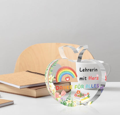 Weihnachtsgeschenkbox für Lehrer – Fossilienarmband, Acrylplakette &amp; Gourmet-Leckereien