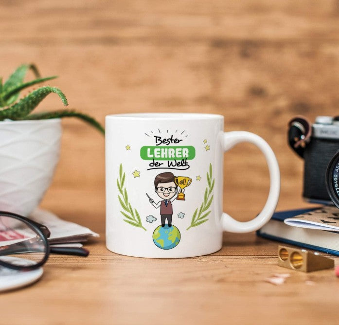 Weihnachtsgeschenkbox für Lehrer – Superlehrer-Tasse &amp; Leckereien