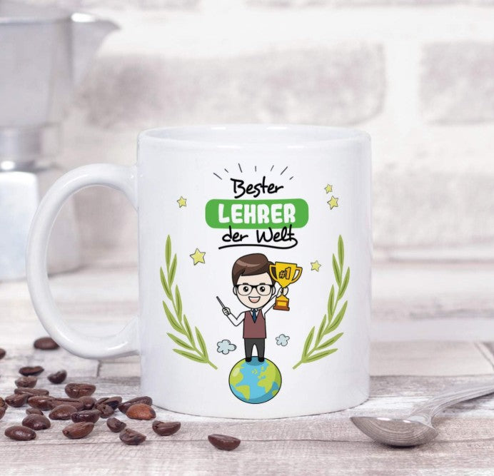 Weihnachtsgeschenkbox für Lehrer – Superlehrer-Tasse &amp; Leckereien