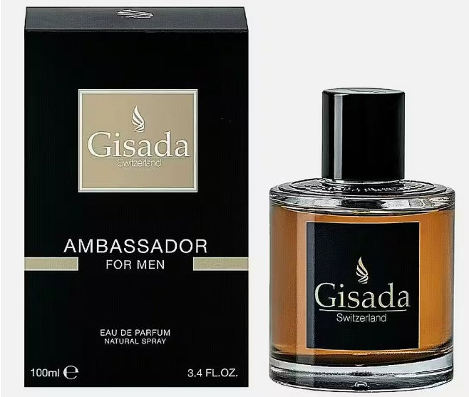 Gisada Ambassador Men Eau De Parfum - 50ml - Fresh, Powerful and Long-Lasting Fragrance