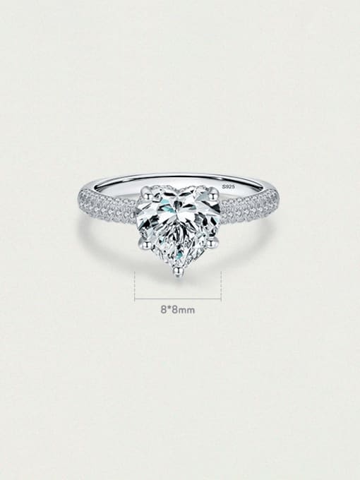 Heart of Ice  Sparkling Statement Ring - Because love deserves to shine from every angle.