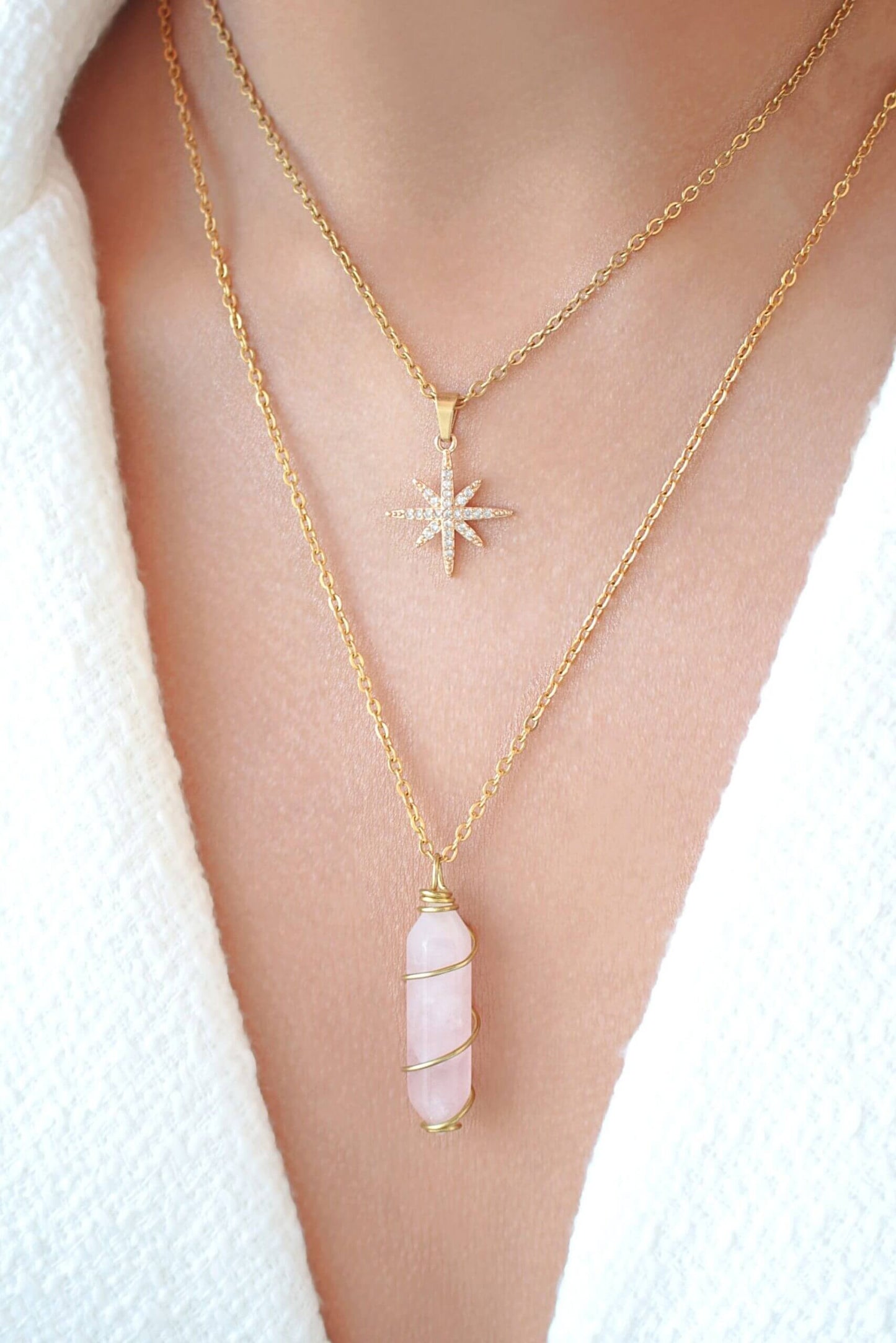 Polaris Star 24K Gold Necklace - Follow your inner light
