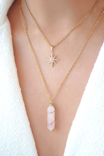 Polaris Star 24K Gold Necklace - Follow your inner light