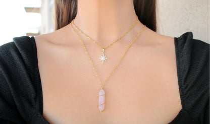 Polaris Star 24K Gold Necklace - Follow your inner light