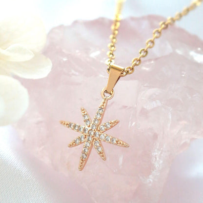 Polaris Star 24K Gold Necklace - Follow your inner light