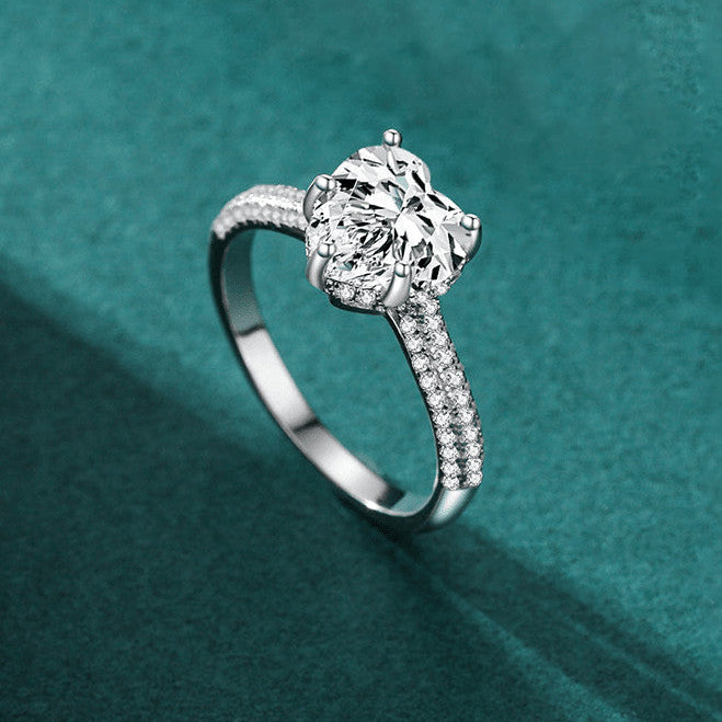 Heart of Ice  Sparkling Statement Ring - Because love deserves to shine from every angle.