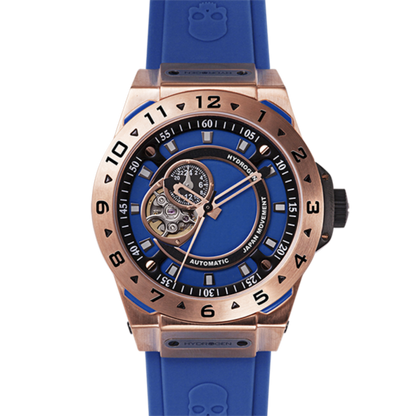 Vento Blue Rose Gold — Bold Sports Design with Racing Blue Flair