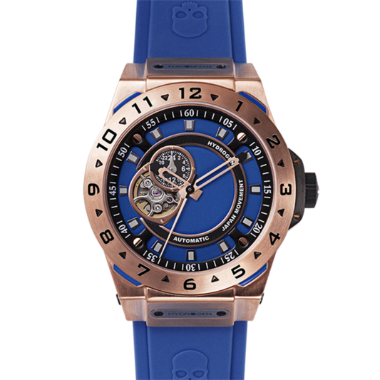 Vento Blue Rose Gold — Bold Sports Design with Racing Blue Flair